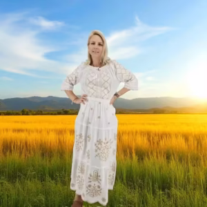 Set traditional format din ie si fusta 35