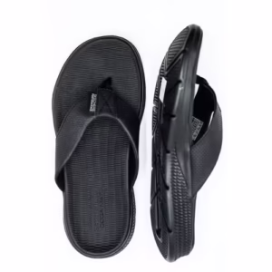Slapi barbati Skechers Go Consistent - Papuci sport confortabili, culoare neagra