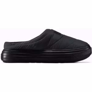 Converse Chuck Taylor Elements Mule – Papuci Unisex Negri pentru Iarnă, Cozy Indoor/Outdoor