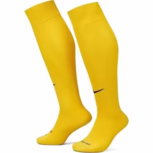 Sosete Fotbal Nike Galben pentru Barbati – Performanta Sportiva din Nailon si Elastan