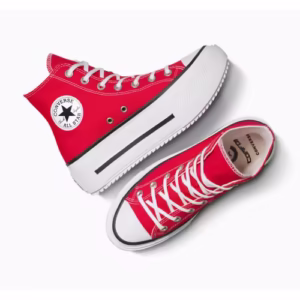 Converse Chuck Taylor All Star Lift – Pantofi platformă înaltă pentru femei, roșu, textil, casual, sport