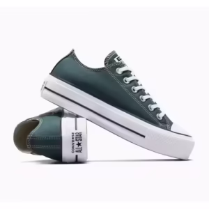 Converse Chuck Taylor All Star Lift – Tenisi Unisex cu Platformă Albastri din Pânză