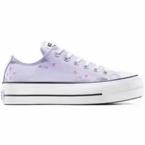 Converse Chuck Taylor All Star Lift Platformă Unisex Albastru cu Broderie Astrală
