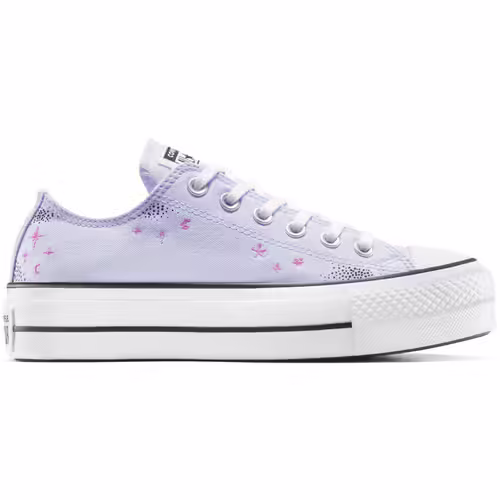 Converse Chuck Taylor All Star Lift Platformă Unisex Albastru cu Broderie Astrală