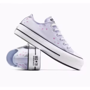 Converse Chuck Taylor All Star Lift Platformă Unisex Albastru cu Broderie Astrală