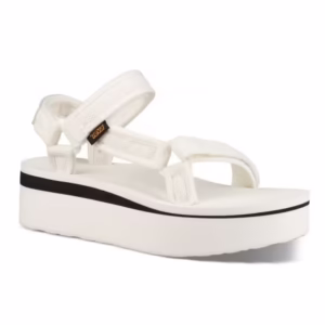 Sandale Teva Flatform Universal Mesh Print Alb – Bright White