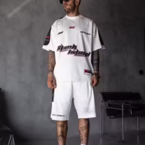 TRENING URBAN CULTURE OVERSIZE WHITE-BLACK TRBI41(1873-74) (MĂRIME: XL)