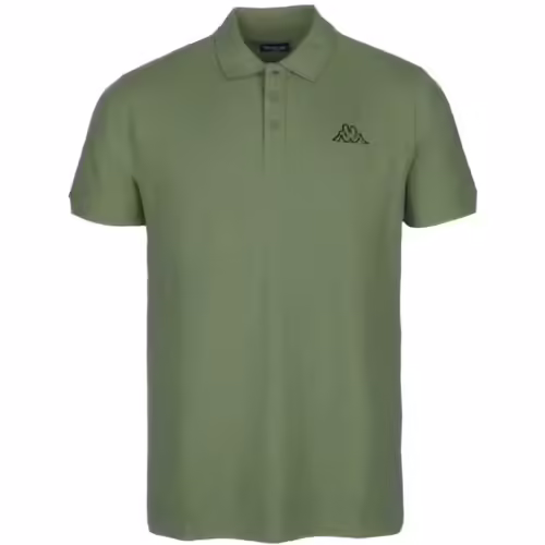 Tricou Polo Verde Kappa pentru Bărbați din Bumbac Casual Sport