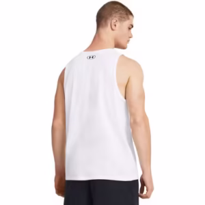 Maiou bărbați Under Armour alb – Sport, Casual, Bumbac Respirabil pentru Fitness