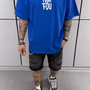 TRICOU YUCK FOU BLUE TSBL23(1616) (MĂRIME: XS)