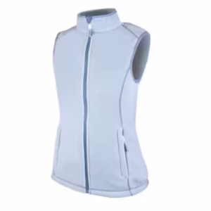 Vesta de dama poliester 100%, culoarea alb, Ardon JANETTE, 280 g mp L, BLEU
