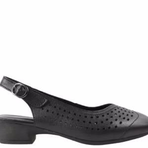 Sandale casual, dama, PASS COLLECTION, X480017D negru, piele naturala
