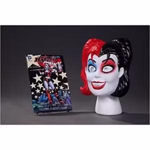 Harley Quinn Book & Mask Set