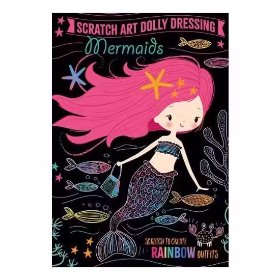 Scratch Art Dolly Dressing: Mermaids