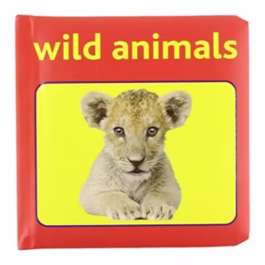 Padded Board Bk Wild Animals