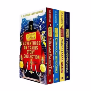Adventures on Trains 4 Books Collection Box Set By M. G. Leonard & Sam Sedgman