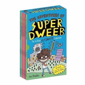 The Adventures of Super Dweeb Series By Jess Bradley 6 Books Collection Box Set