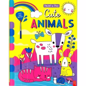 Paint & Play: Cute Animals (Inc Brush), Townhouse Books