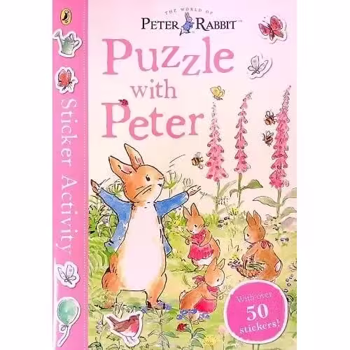 Peter Rabbit Sticker Activity: Puzzle With Peter