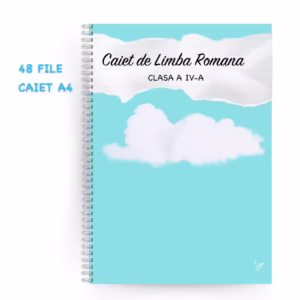 Pachet 4+1 GRATIS, Clasa a IV-a: 2 Caiete de Română, 2 Caiete de Mate + 1 GRATUIT Engleză