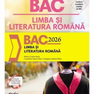 Bacalaureat 2026 – Limba si literatura romana