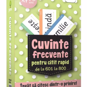 Cuvinte frecvente pentru citit rapid de la 601 la 800
