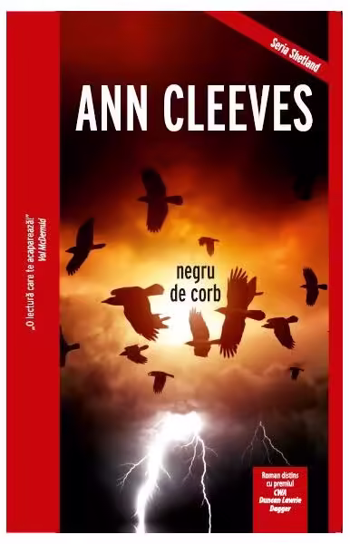 Negru de corb (Vol. 1) – Paperback brosat – Ann Cleeves – Crime Scene Press