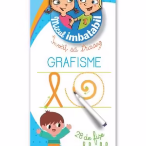 Micul imbatabil. Învăț să trasez grafisme (28 de fișe refolosibile + pix) - Hardcover - *** - Didactica Publishing House