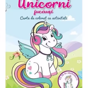 Unicorni jucăuși. Carte de colorat cu activități - Paperback - *** - Flamingo