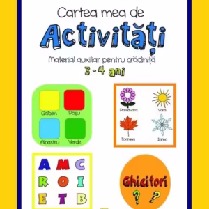Cartea mea de activități 3-4 ani - Paperback - Mara Neacșu - Pescăruș
