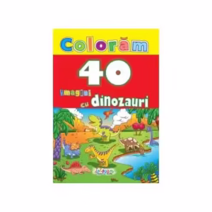 Colorăm. 40 imagini cu dinozauri - Paperback - *** - Erc Press