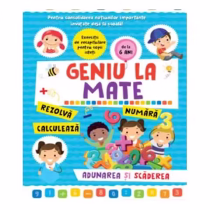Geniu la mate – rezolvă, calculează, numără, adunarea și scăderea (Vol. 2) - Hardcover - Alias Publishing
