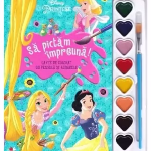 Prințese. Să pictăm împreună! - Paperback brosat - Litera mică