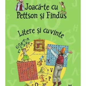Joacă-te cu Pettson și Findus - Litere și cuvinte - Paperback - Anja Eriksson - Pandora M