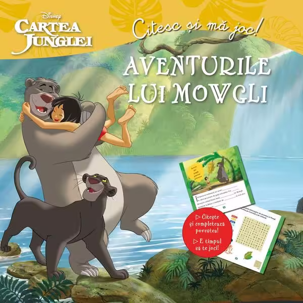 Disney. Citesc și mă joc. Cartea junglei. Aventurile lui Mowgli – Paperback brosat – Disney – Litera