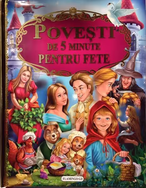 Povești de 5 minute pentru fete – Hardcover – *** – Flamingo