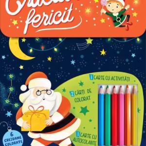 Crăciun fericit - Servieta mea cu activități și jocuri distractive - Paperback brosat - Mimorello