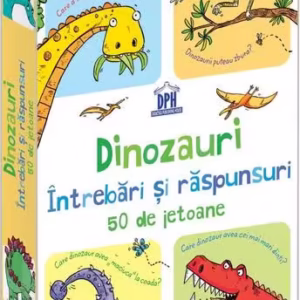 Dinozauri - Întrebări și răspunsuri - 50 de Jetoane - Board book - *** - Didactica Publishing House