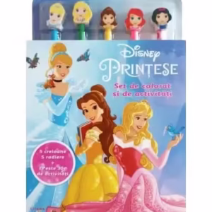 Disney Prințese. Set de colorat și de activități - Paperback brosat - Disney - Litera mică
