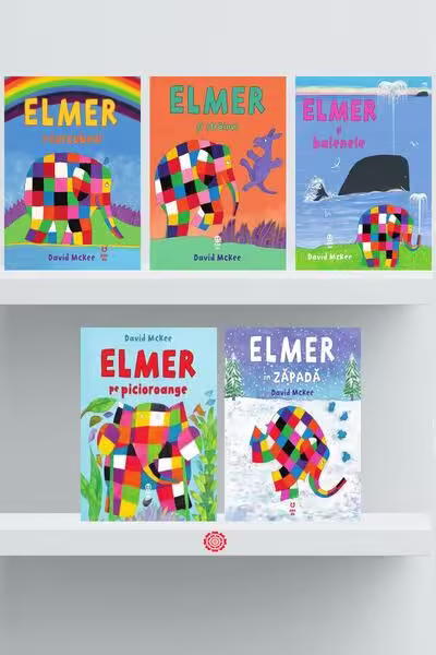 Pachet Primele cărți cu Elmer – David McKee – Pandora M