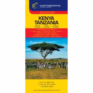 Hartă rutieră Kenya, Tanzania - Paperback - *** - Cartographia Studium