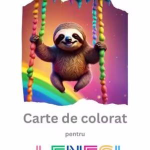 Carte de colorat pentru leneși - Paperback - AmoNA