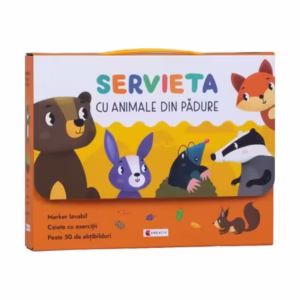 Servieta cu animale din pădure - Paperback - Kreativ