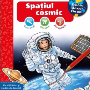 Carte de activități cu... Spațiul cosmic - Paperback - Dominique Conte - Casa