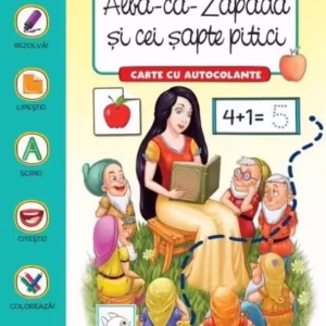 Activități de poveste. Albă-ca-Zăpada și cei șapte pitici - Paperback - *** - Litera mică