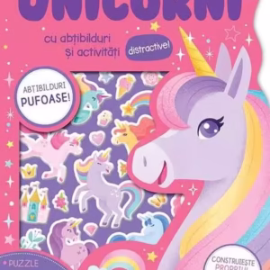 Abțibilduri pufoase - Unicorni - Paperback - *** - Girasol