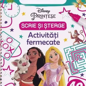 Disney Prințese. Scrie și șterge. Activități fermecate - Paperback - Disney - Litera mică
