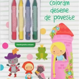 Colorăm desene de poveste - Paperback - Disney - Litera mică