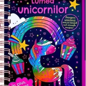 Lumea unicornilor. Neon Scratch Art - Hardcover - Flamingo