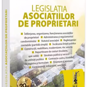 Legislația asociațiilor de proprietari (octombrie 2024) - Paperback brosat - *** - Universul Juridic